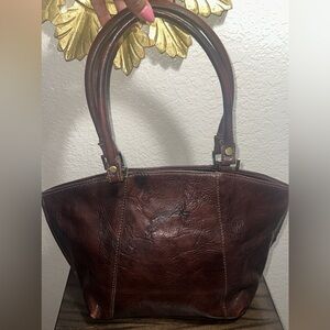 Vintage Italian Genuine Leather Handbag